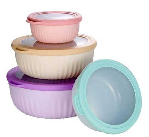 4pc Food Storage Bowls with Lid Set