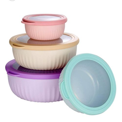 4pc Food Storage Bowls with Lid Set