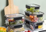 3 Piece Stackable Airtight Clear Food Containers