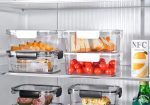 3 Piece Stackable Airtight Clear Food Containers