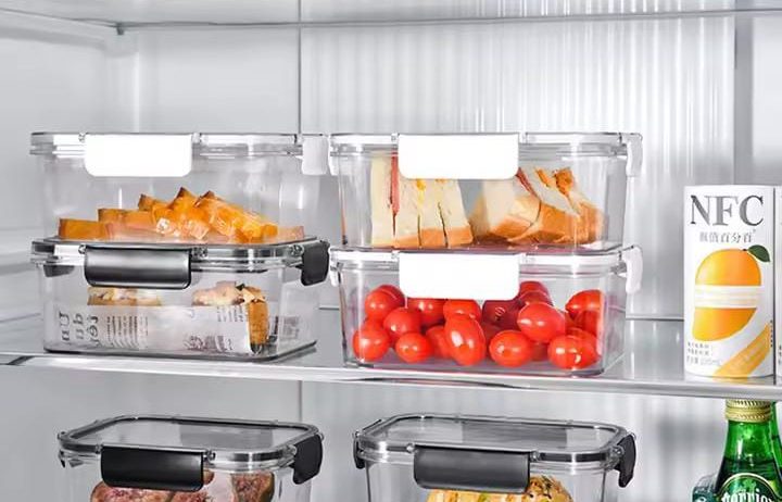 3 Piece Stackable Airtight Clear Food Containers