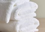 1pc Pure White Large Cotton Towel