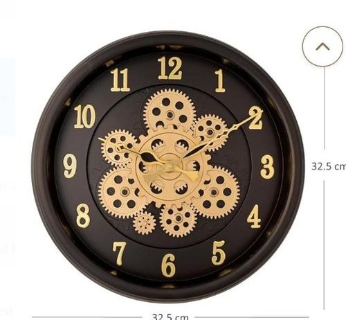 Rotating Moving Gear Wall Clock