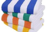 Cubana Stripped Beach Towels- Assorted Colours