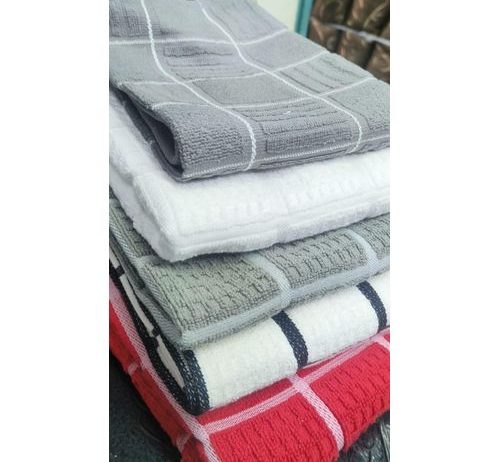 High Quality Cotton Kitchen Towels  Assorted Colours (6pcs)