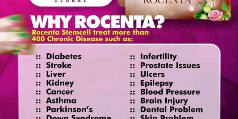 A stem cell therapy product (Rocenta)