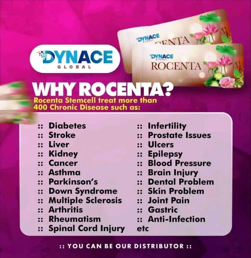 A stem cell therapy product (Rocenta)