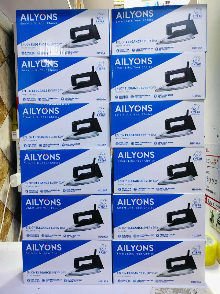 Ailyons HD199A Dry Iron Silver Black