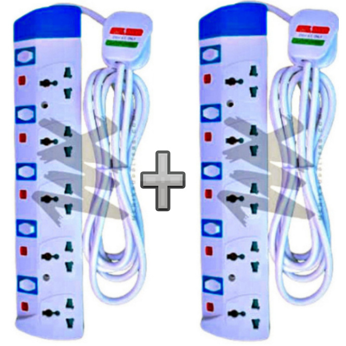 Power King 5-Way Extension Socket Pack