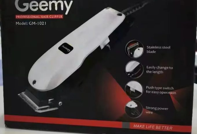 Geemy Electric Hair Clipper Trimmer Kinyozi
