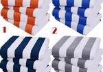 Cubana Stripped Beach Towels- Assorted Colours