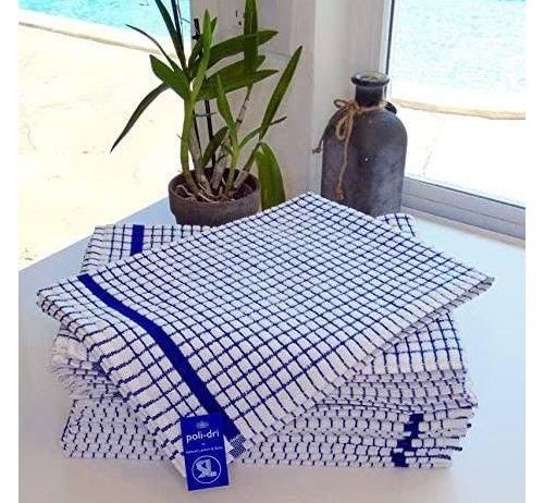 6 pcs Assorted Colours Cotton Kitchen Towels  Large Size (18×27″)