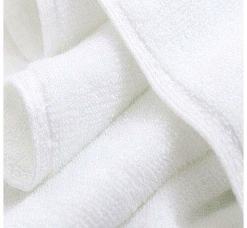 1pc Pure White Large Cotton Towel