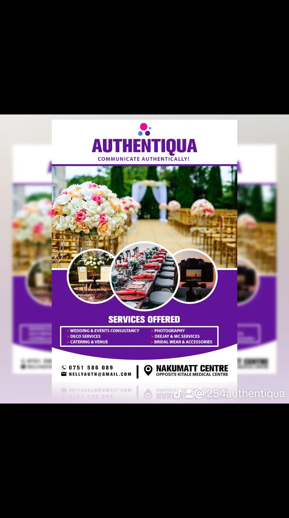 Authentiqua Events, Catering, training
