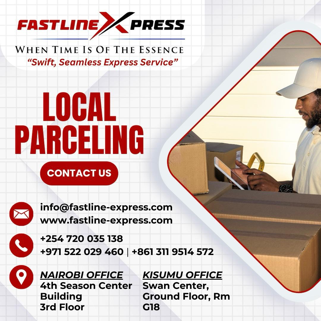 Clearing and forwarding of cargo and parcels within Kenya by air