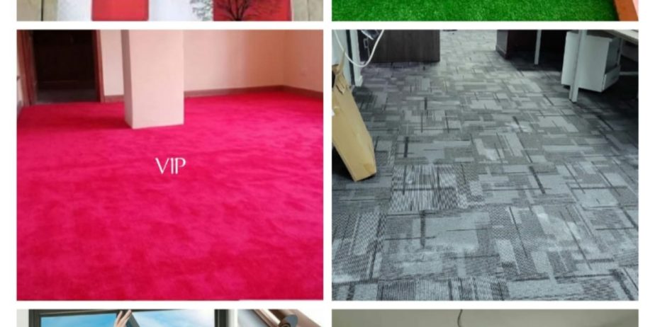 Floor Decoration and Covering, Vinyl Carpets, and Wallpapers