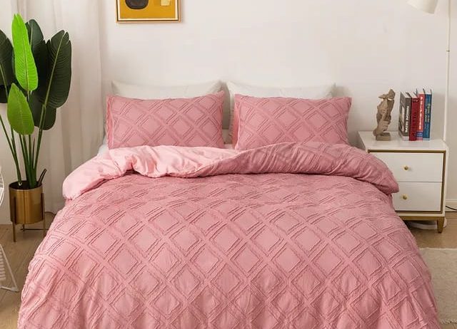 Cotton Serenity Tufted Duvet Set