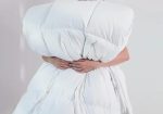Warm Duvet, Bedsheet 2 Pillowcases-double Sided White Duvet