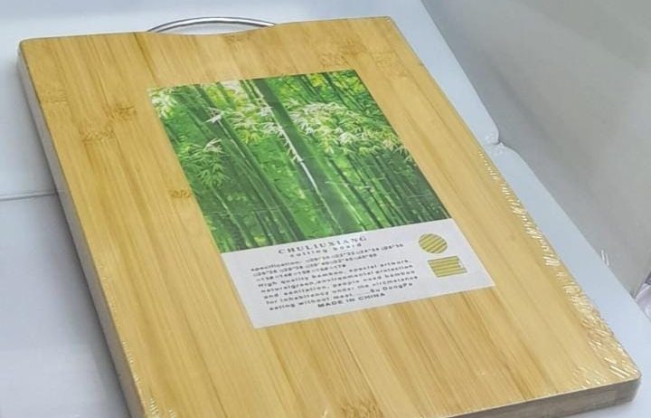 Double Thick Solid Wood Board.