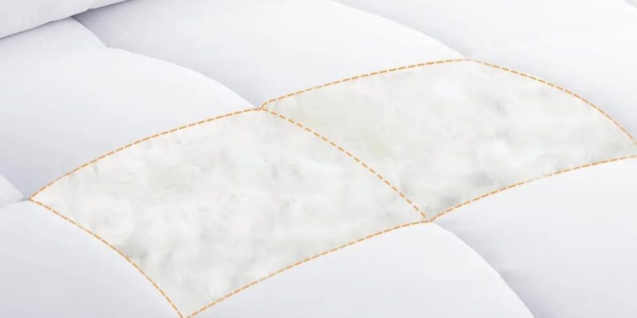Warm Duvet, Bedsheet 2 Pillowcases-double Sided White Duvet