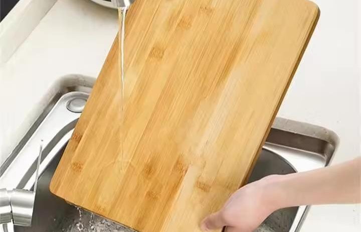 Double Thick Solid Wood Board.