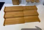 Spice Rack – 3-Tier Bamboo Expandable Shelf