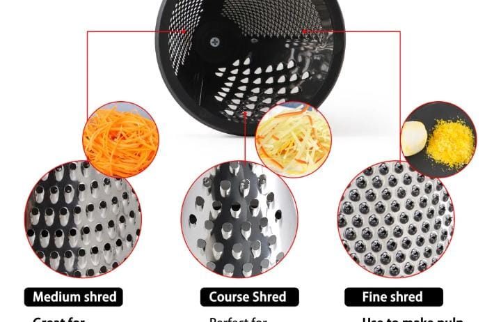 3_Sided manual vegetable shredder/grater 1pc
