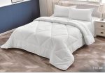 Warm Duvet, Bedsheet 2 Pillowcases-double Sided White Duvet