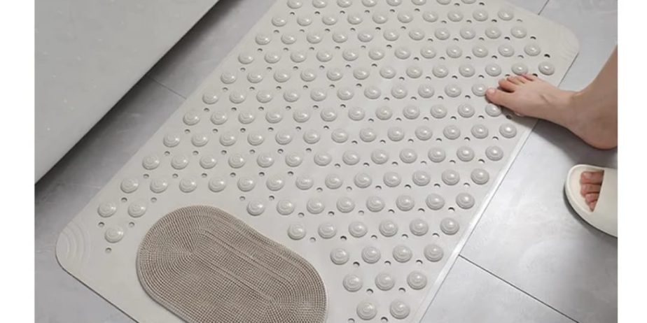 Anti-Slip Bathroom Mats+Foot Massager Bristles..