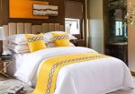 3pc Maroon Bed Runner Set.(Does Not Include Pillows)