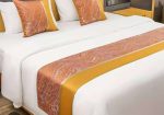 3pc Maroon Bed Runner Set.(Does Not Include Pillows)