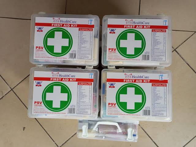 Stay ready for emergencies with this compact, portable first aid box.