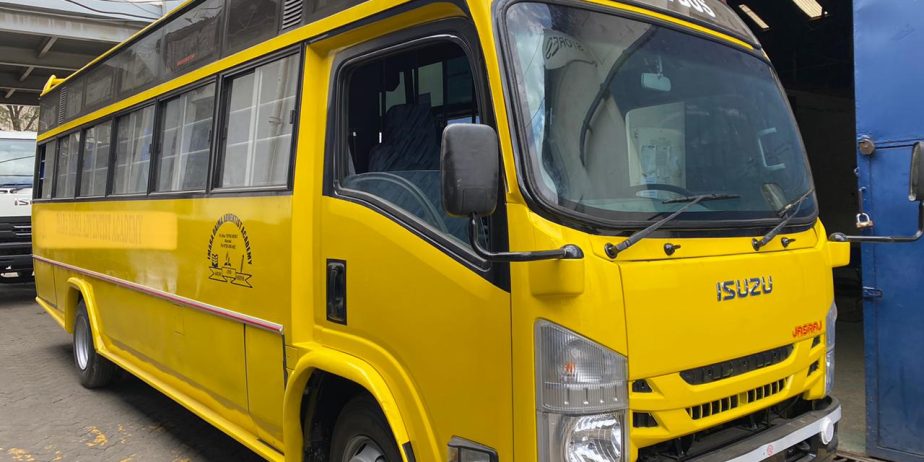 Acquire  New Isuzu school bus.