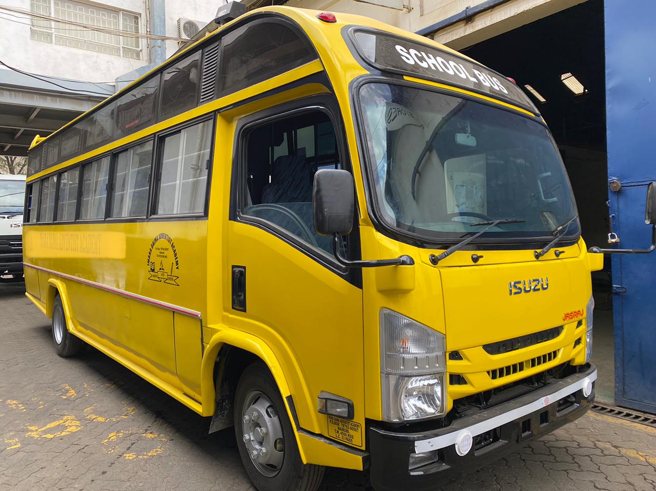 Acquire  New Isuzu school bus.