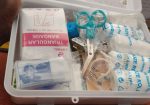 Stay ready for emergencies with this compact, portable first aid box.