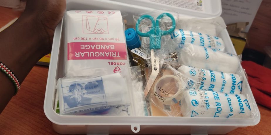 Stay ready for emergencies with this compact, portable first aid box.