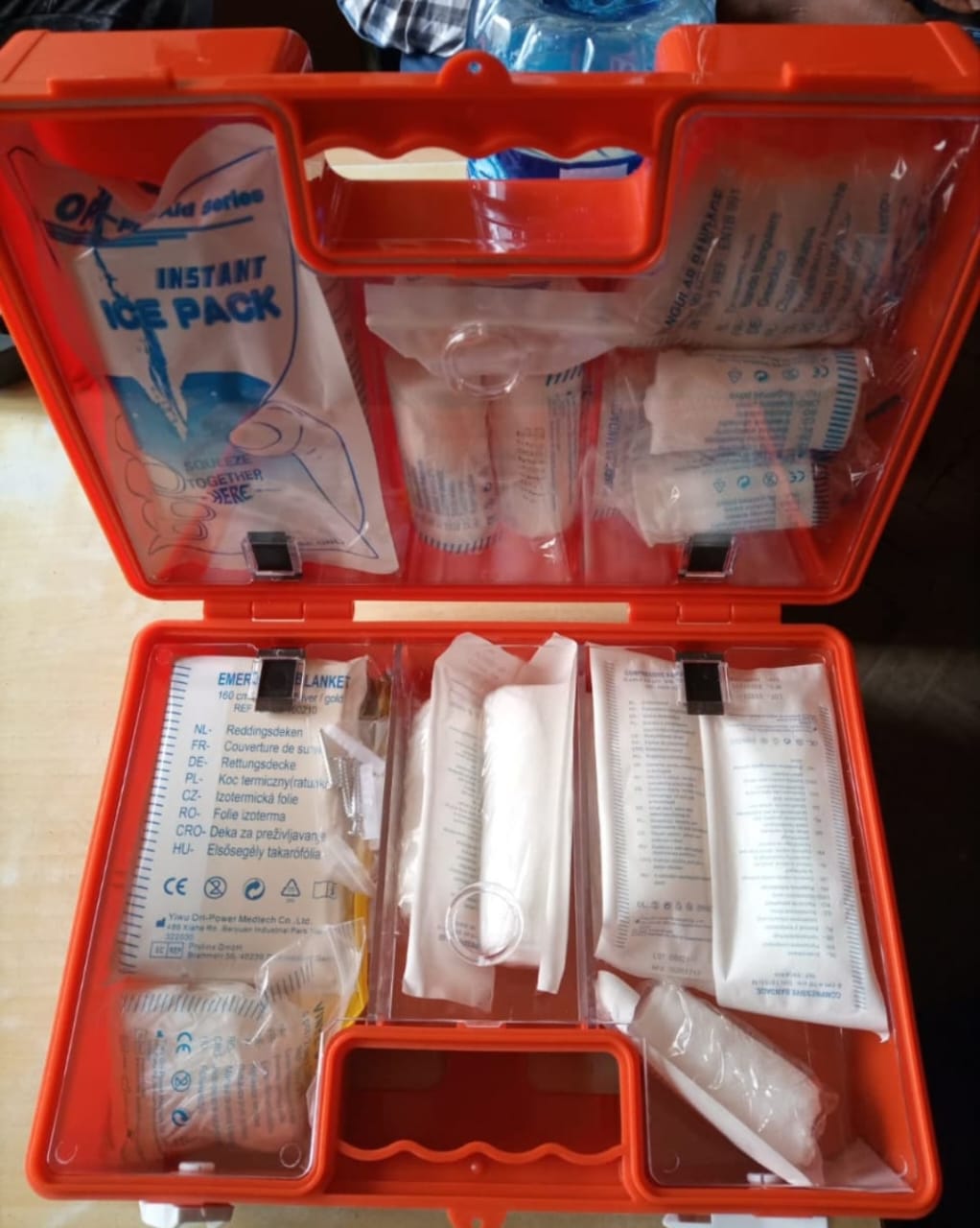 Stay ready for emergencies with our fully equipped First Aid Box