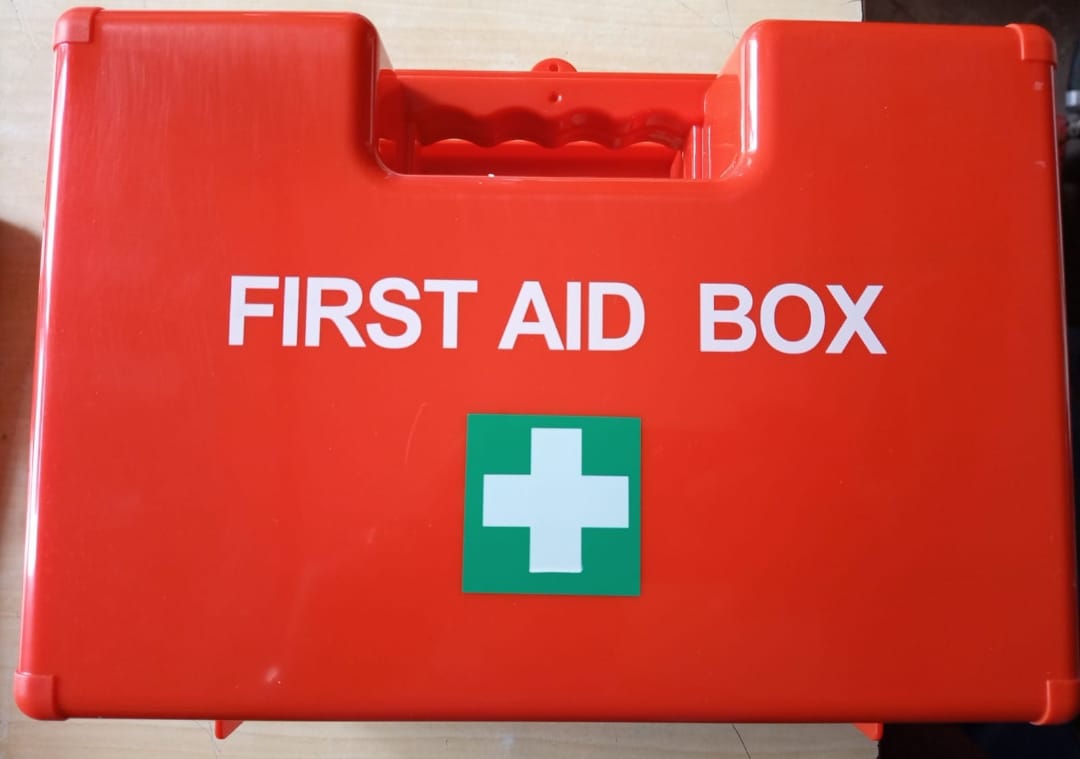 Stay ready for emergencies with our fully equipped First Aid Box