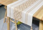 Boho Inspired Table Runner with Tassels – Assorted Colours