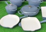 11 Pieces SFE Cast Iron Cooking Pots