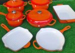 11 Pieces SFE Cast Iron Cooking Pots