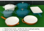 11 Pieces SFE Cast Iron Cooking Pots