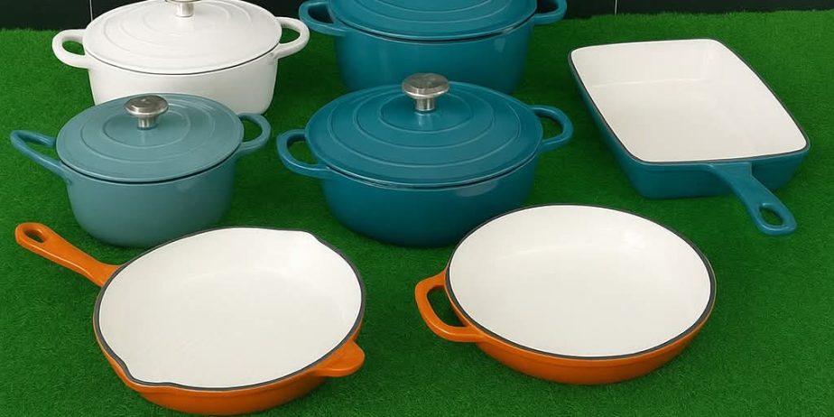 11 Pieces SFE Cast Iron Cooking Pots