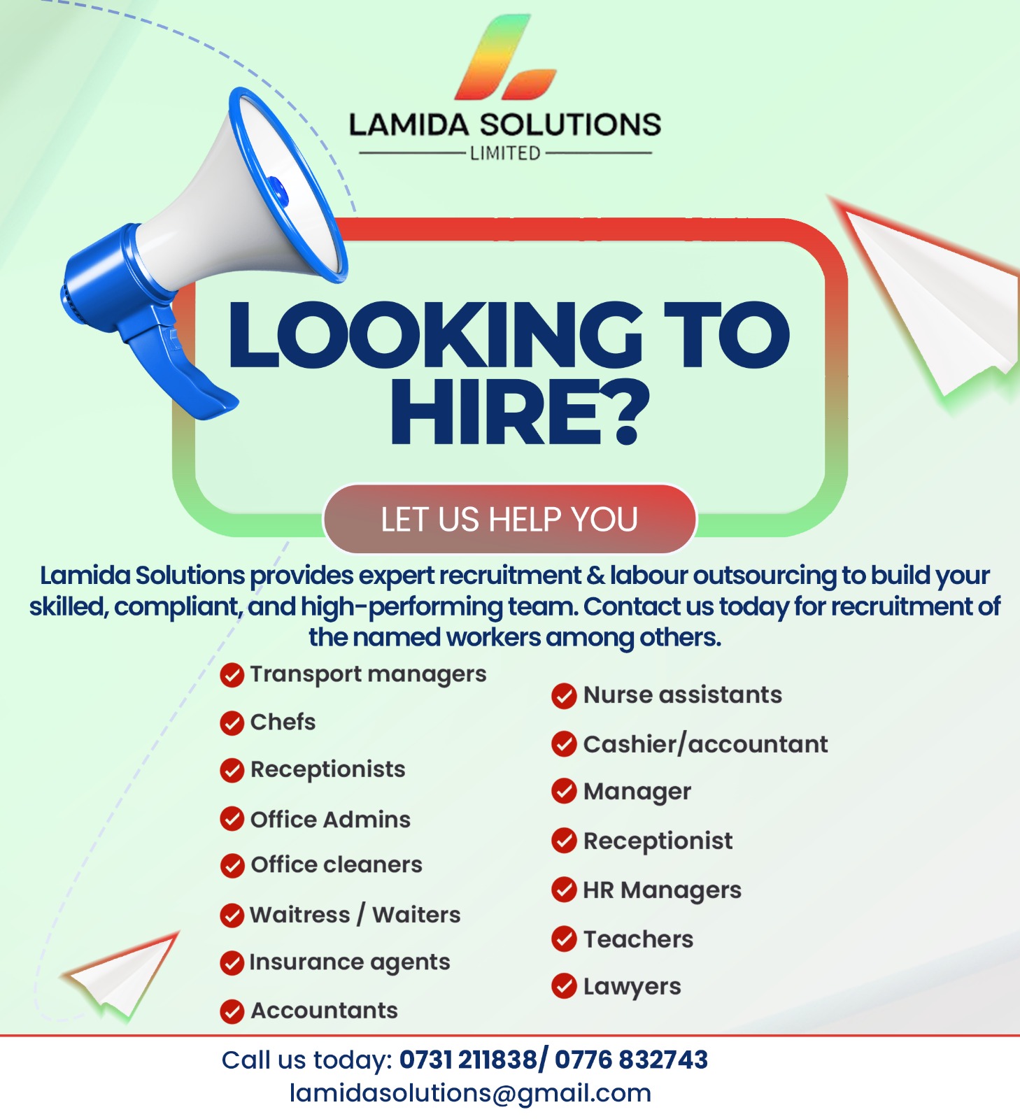 Lamida Recruitment Solutions Ltd