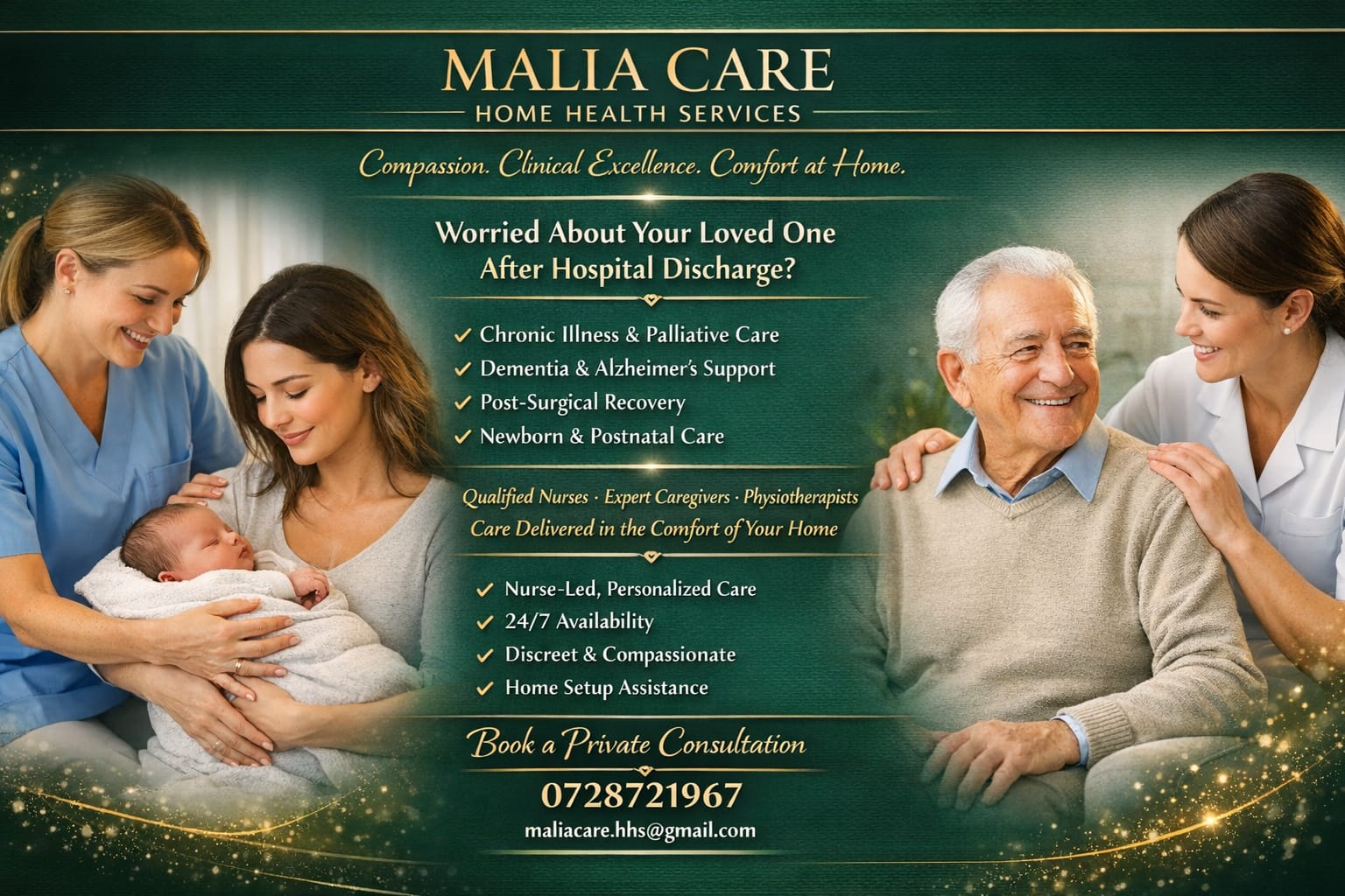 MaliaCare Home Health Nursing services