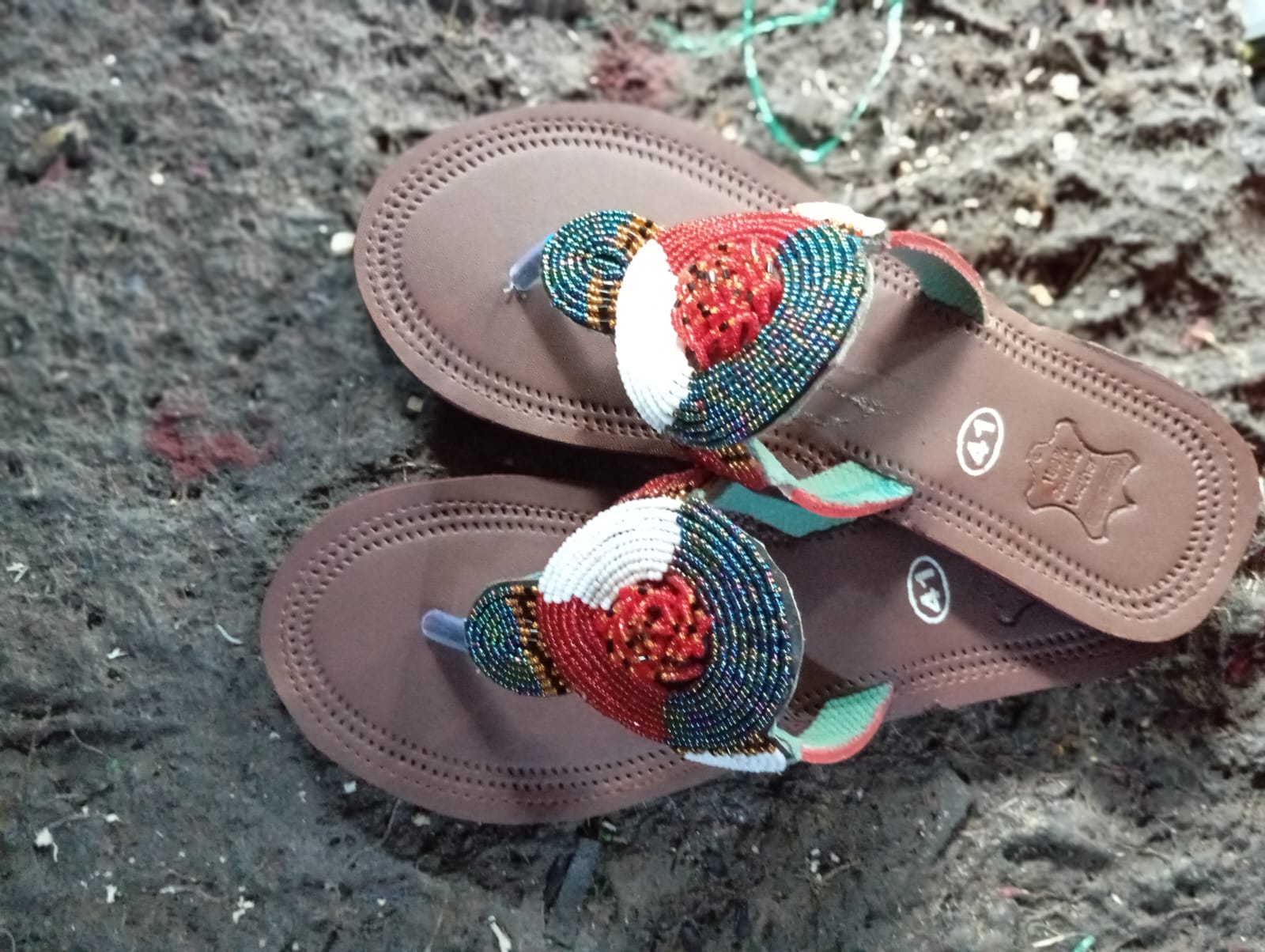 Customised Maasai African Handmade Sandals for Ladies.